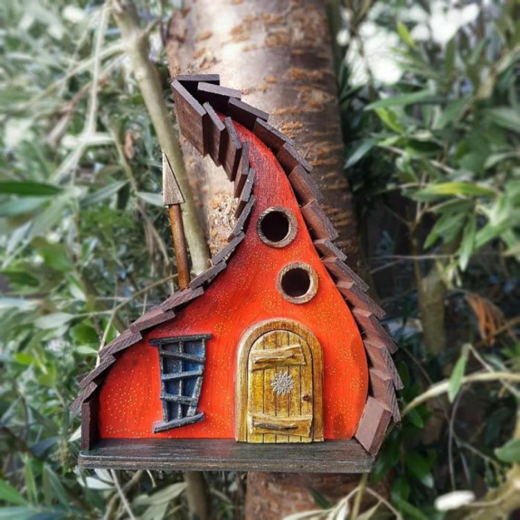 Birdhouse made of wood