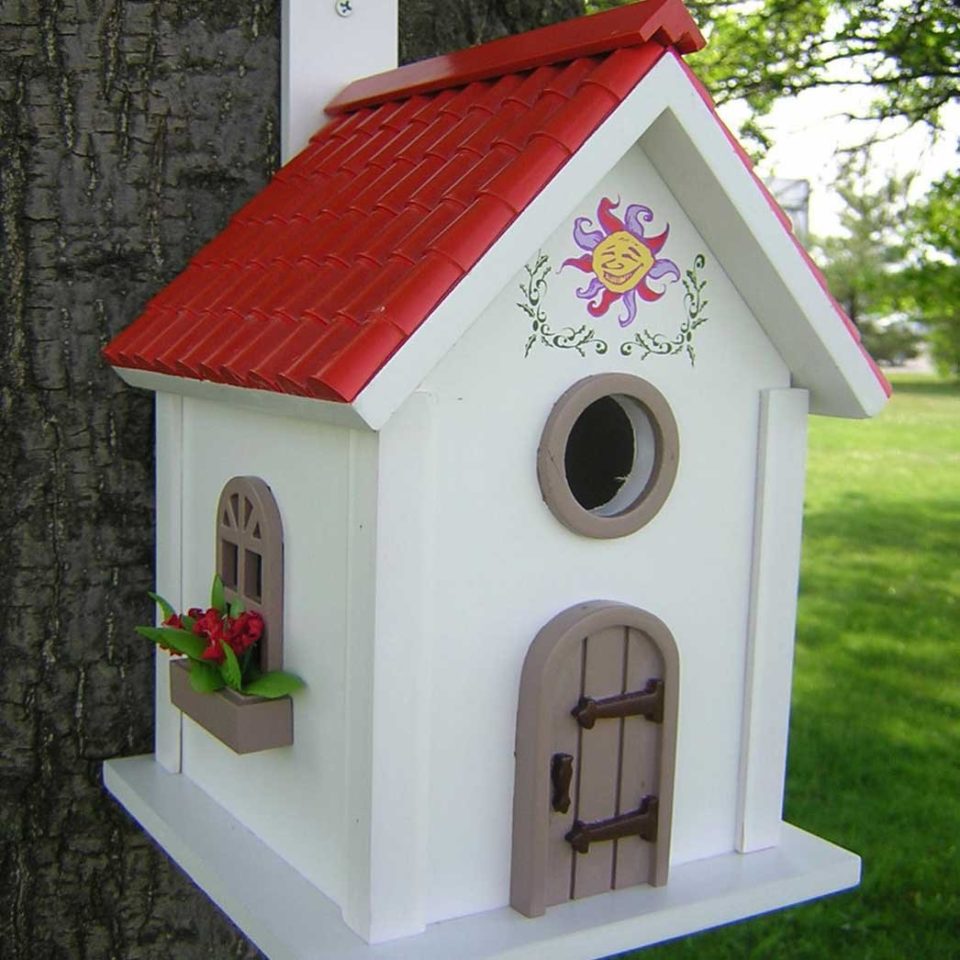 Birdhouse made of wood