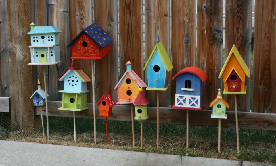 Birdhouse made of wood