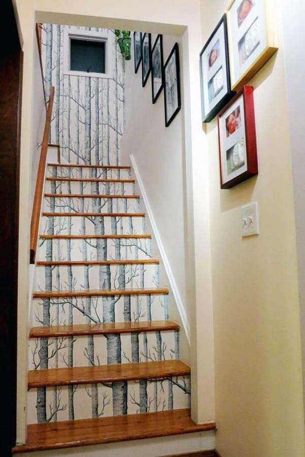 Výzdoba schodiště v domě
