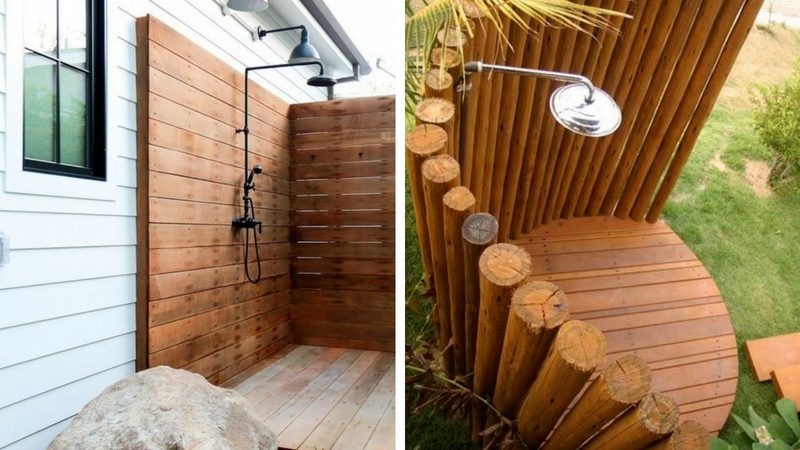 DIY venkovní sprcha
