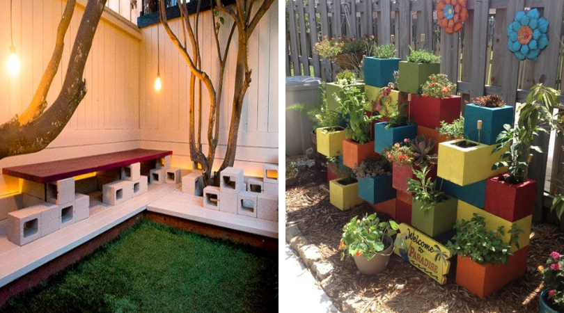 použití škvárového bloku v designu domu a zahrady