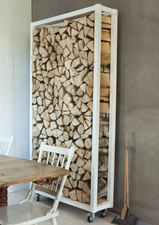 How to stack firewood