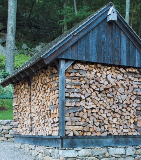 How to stack firewood