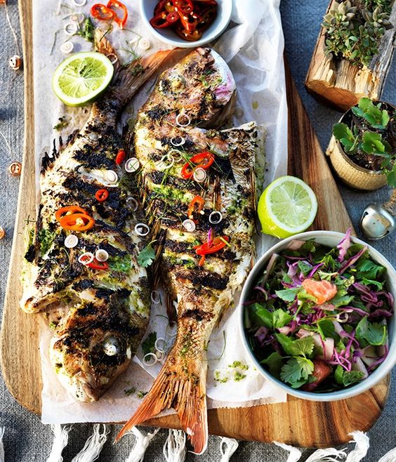 Grilled fish recipes