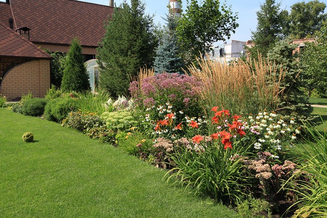 Aménagement paysager d'une parcelle de jardin