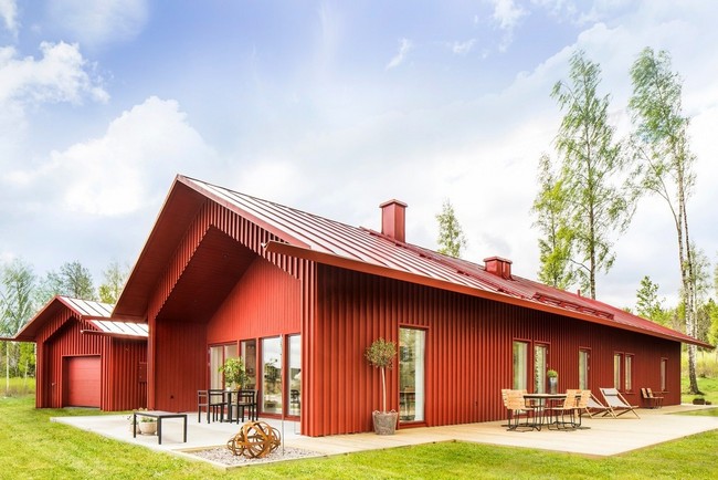 Skandinávský venkovský dům