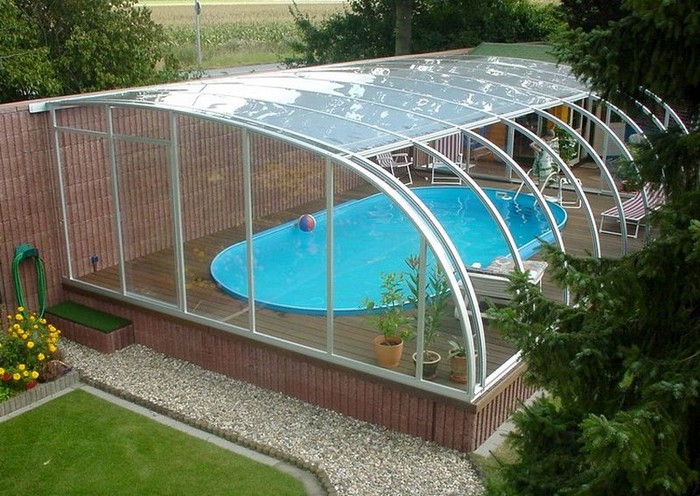 Swimming pool for summer cottages