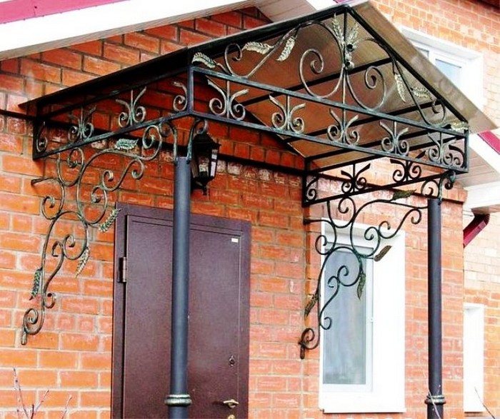 Wrought iron visors