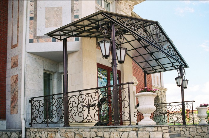 Wrought iron visors