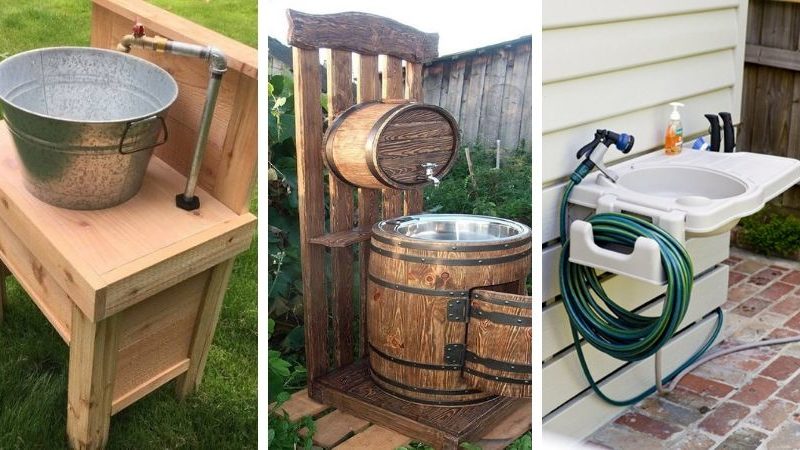 garden washstand