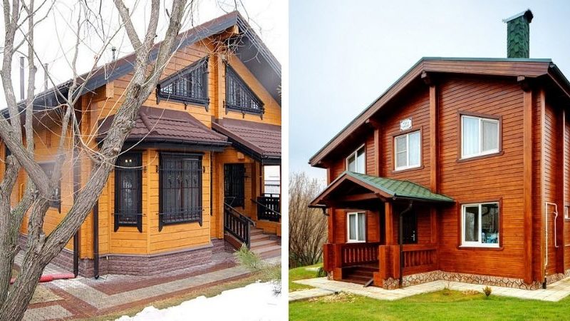 dřevěné domy