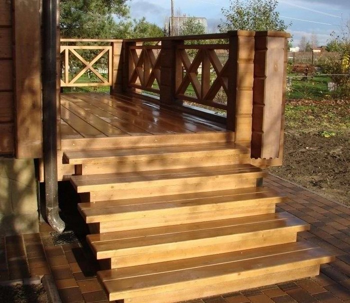 dřevěná veranda