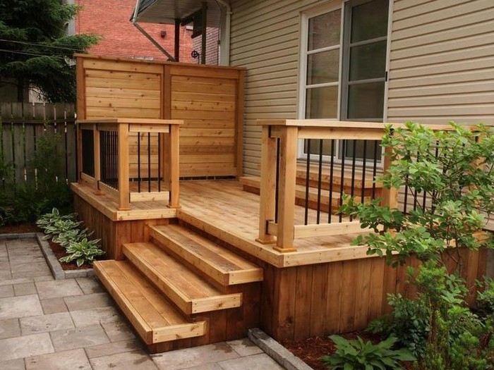dřevěná veranda