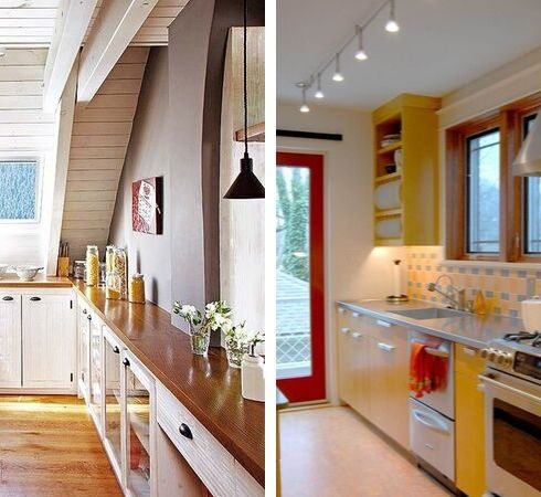 long kitchen design