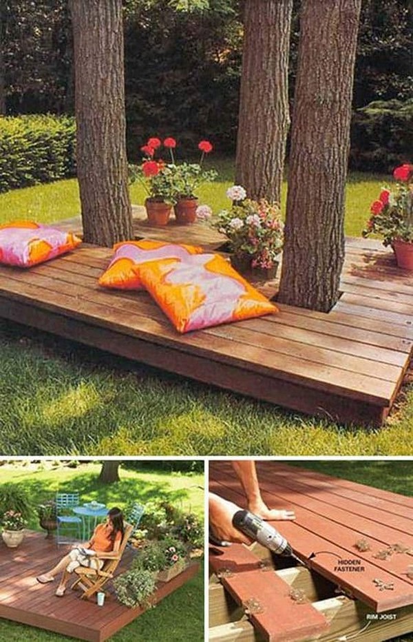 venkovní nábytek ze dřeva