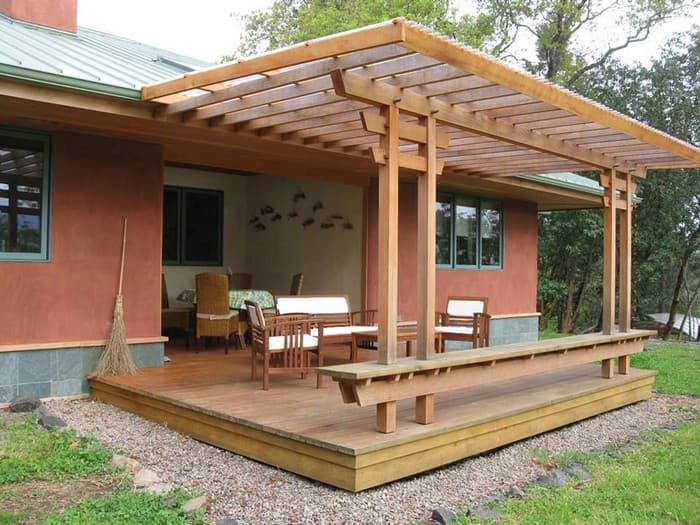 terrasse à la maison