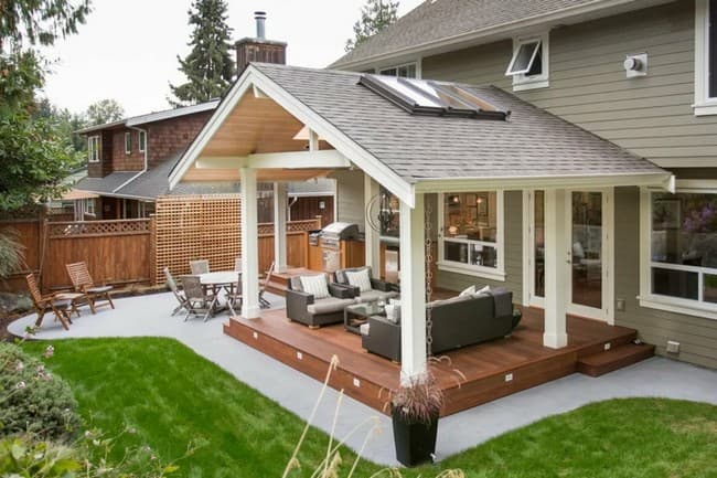 návrh terasy domu