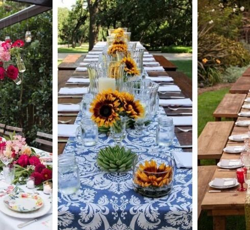 décoration de table de fête