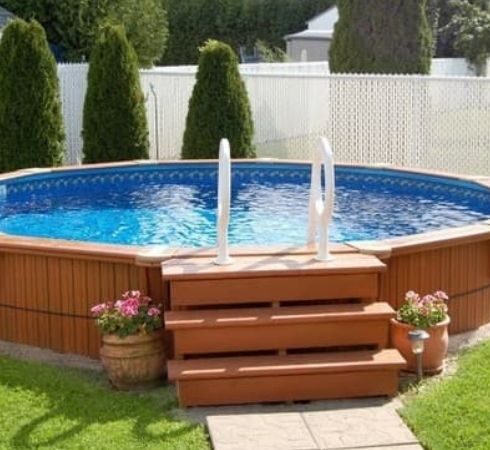 piscine à cadre