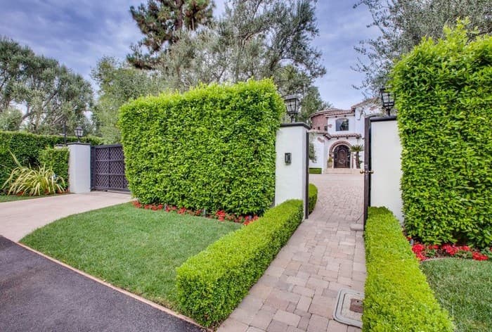 courtyard design in a private house