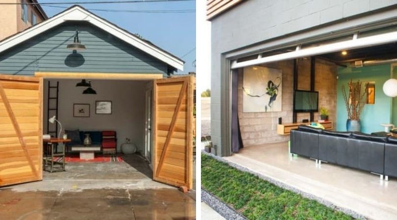 přestavba garáže na dům